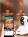 Uniview Поворотная камера видеонаблюдения PS-link G90B WIFI IP 1Мп 720P с микрофоном и динамиком камеры видеонаблюдения